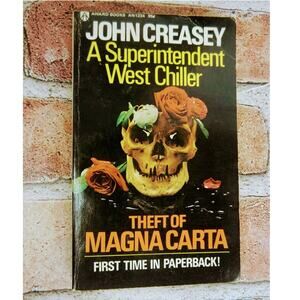 Theft Of Magna Carta John Creasey - Vtg Mystery PB Superintendent West Chiller‎